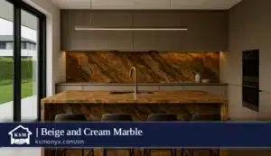 Beige and Cream Marble