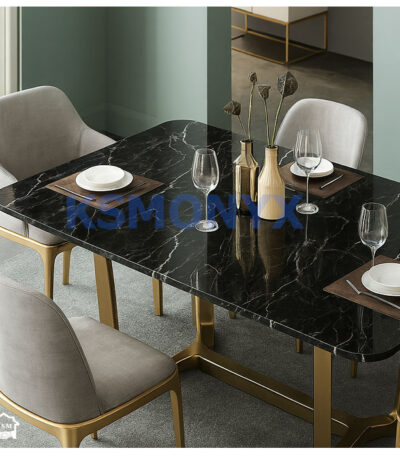 Black Marble Table