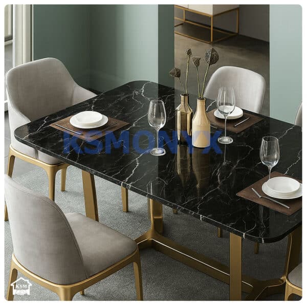 Black Marble Table