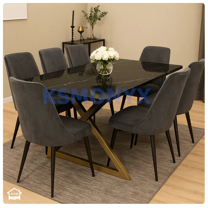Gray Marble Table