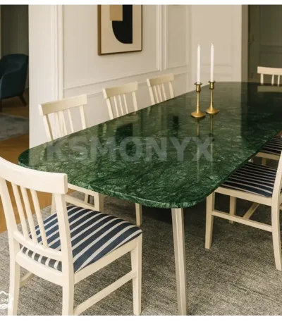 Green Marble Table