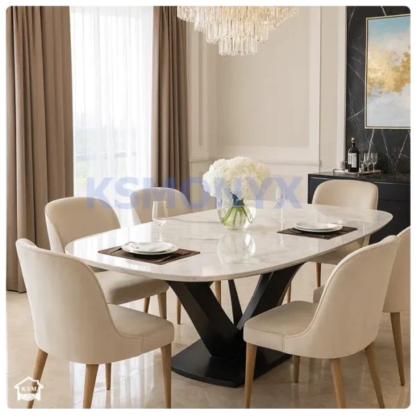 Marble Table Set