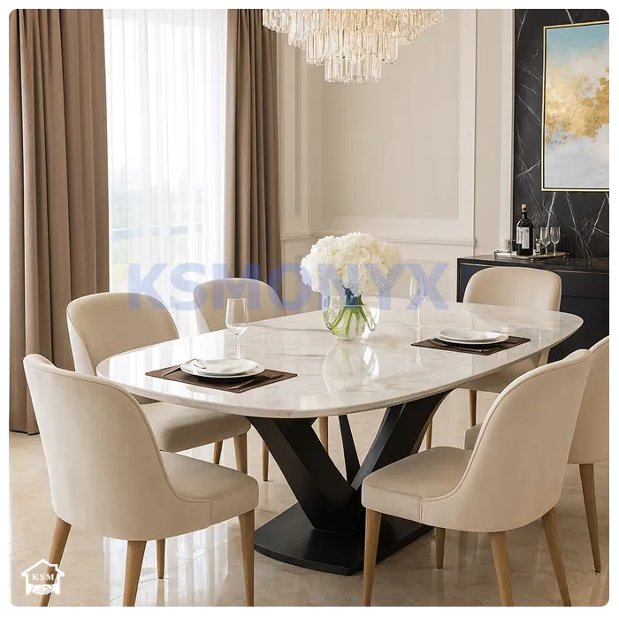 Marble Table Set
