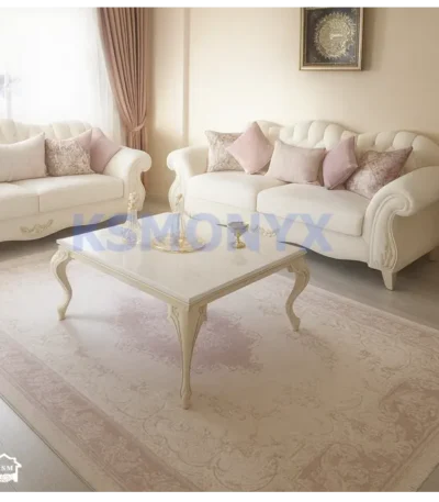 Old Antique Classic Marble Coffee Table