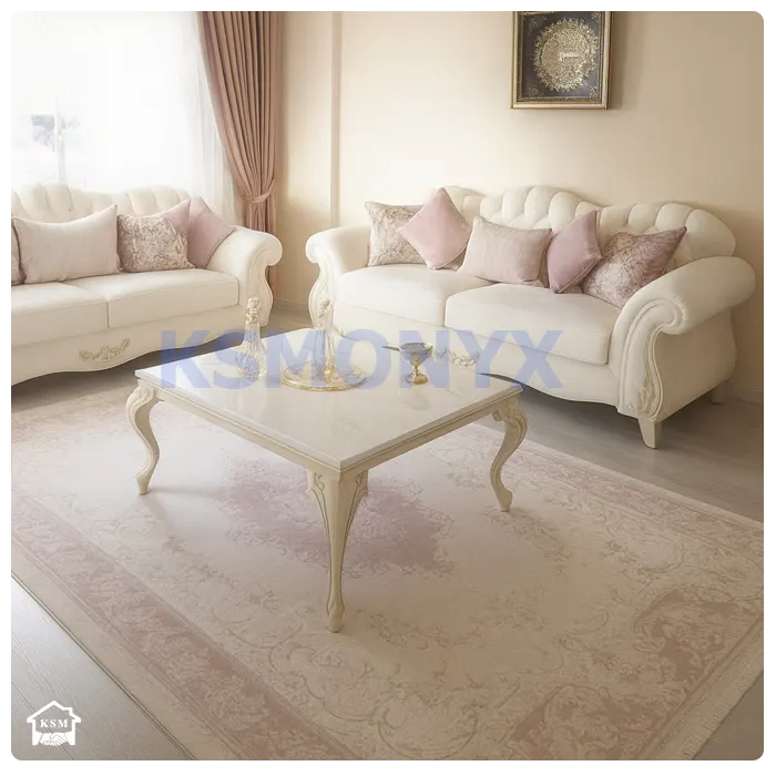 Old Antique Classic Marble Coffee Table