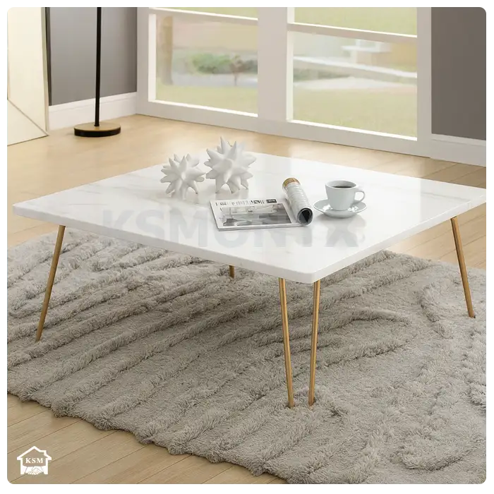 Square Marble Coffee Table
