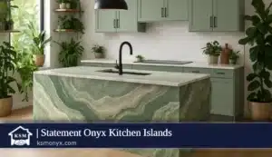 Statement Onyx Kitchen Islands