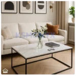 White Marble Coffee Table