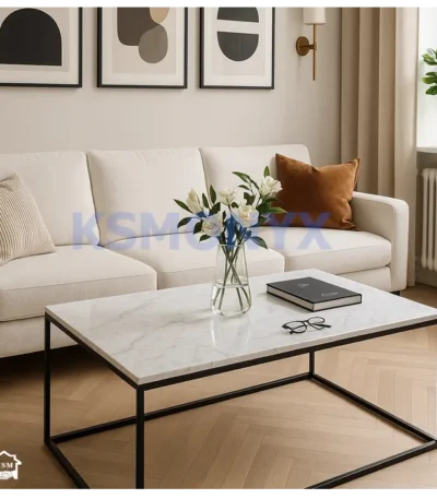 White Marble Coffee Table
