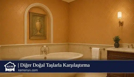 Diğer Doğal Taşlarla Karşılaştırma