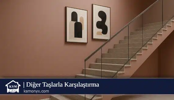 Diğer Taşlarla Karşılaştırma