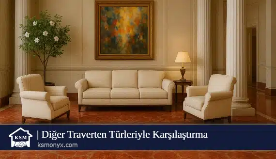 Diğer Traverten Türleriyle Karşılaştırma
