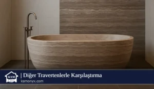 Diğer Travertenlerle Karşılaştırma