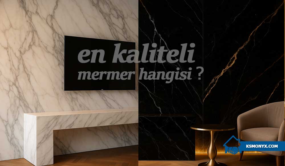 En İyi Mermer Hangisi? 2025’te En Kaliteli Mermerler 1 En iyi mermer hangisi sorusuna yanıt arayanlar için Carrara, Calacatta ve İran oniks mermer karşılaştırması