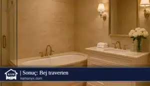 Sonuç Bej traverten