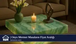 Onyx Mermer Masaların Fiyat Aralığı