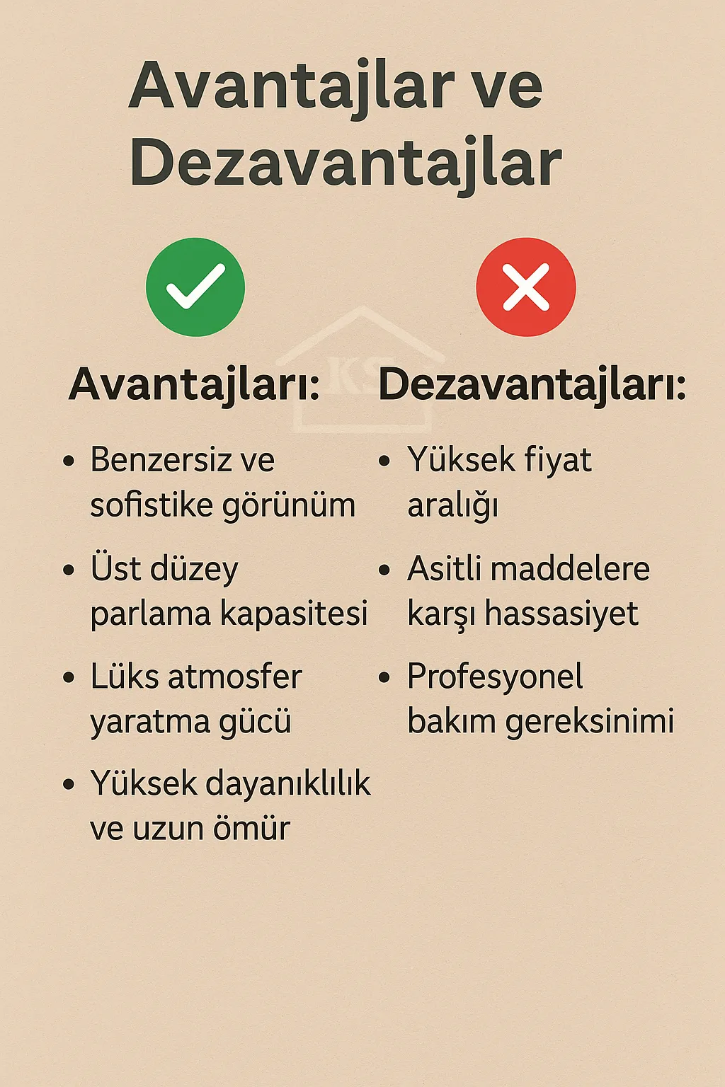 Avantajlar ve Dezavantajlar
