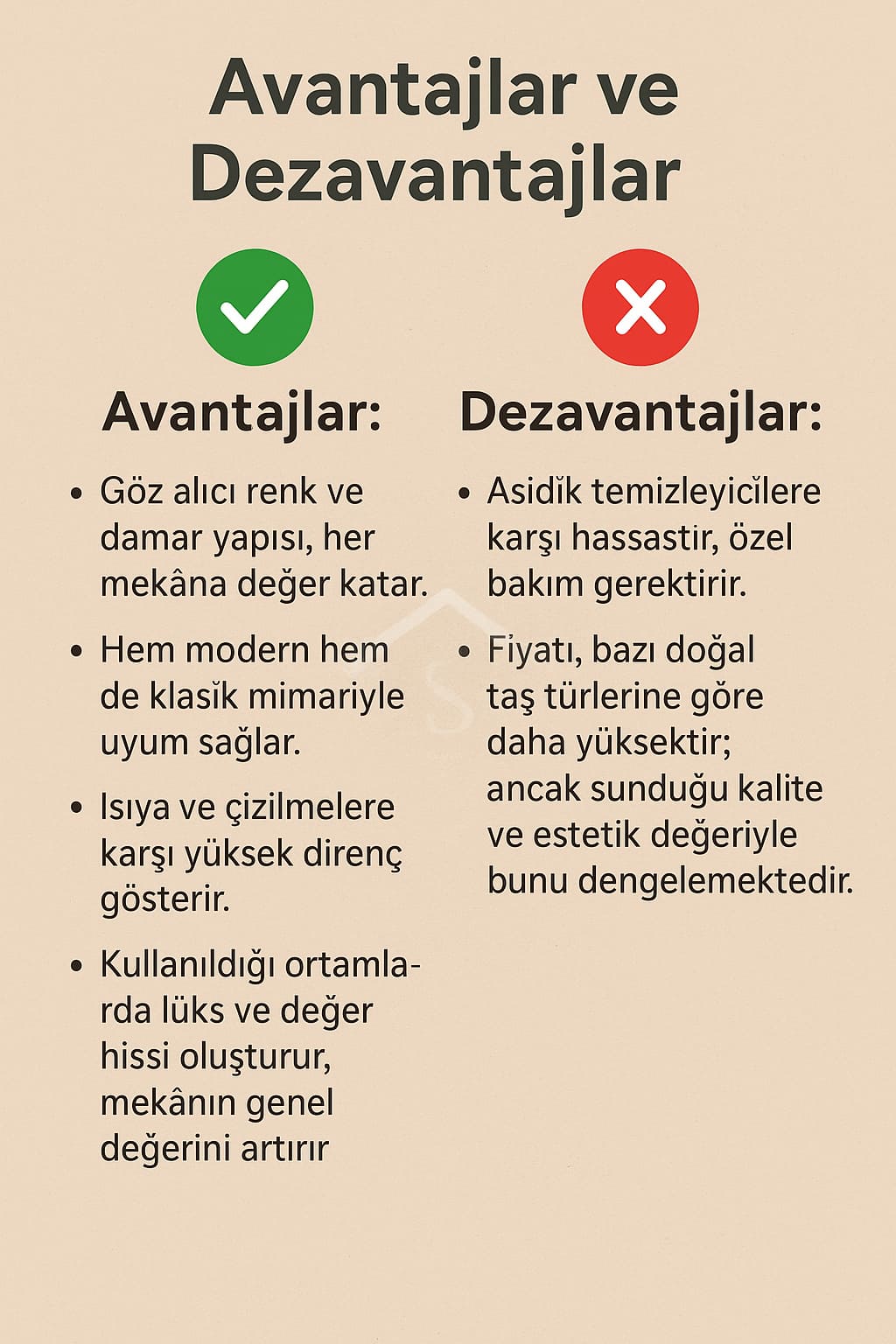 Avantajlar ve Dezavantajlar