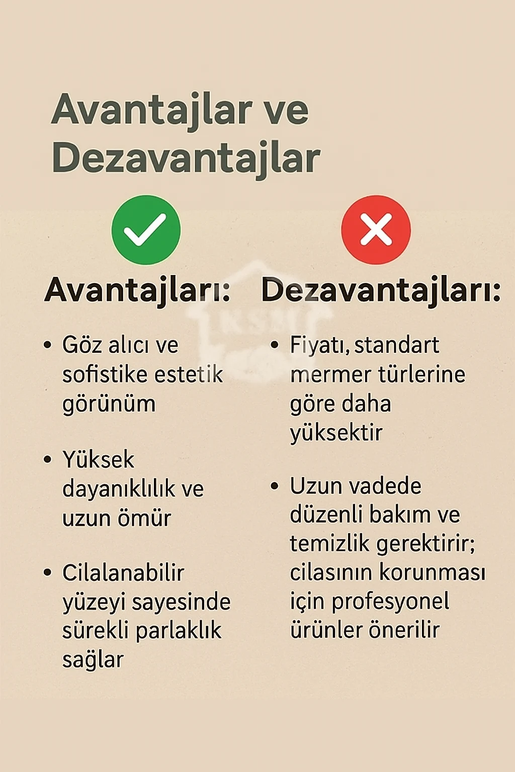 Avantajlar ve Dezavantajlar