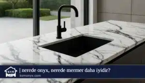 nerede onyx, nerede mermer daha iyidir