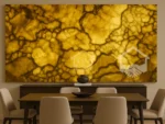 Onyx Duvar Kaplaması: Mekanlara Derinlik ve Işıltı Katan Backlit Panel Tasarımı