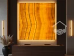 Onyx Duvar Kaplaması: Mekanlara Derinlik ve Işıltı Katan Backlit Panel Tasarımı