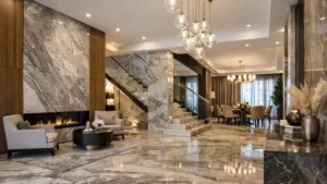 Mermer iç mekan uygulama örneği