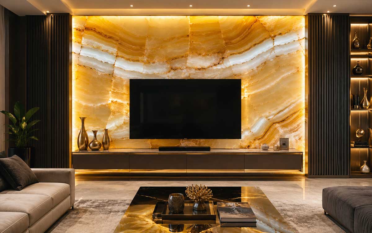 Işıklı Onyx Panel Tasarımları