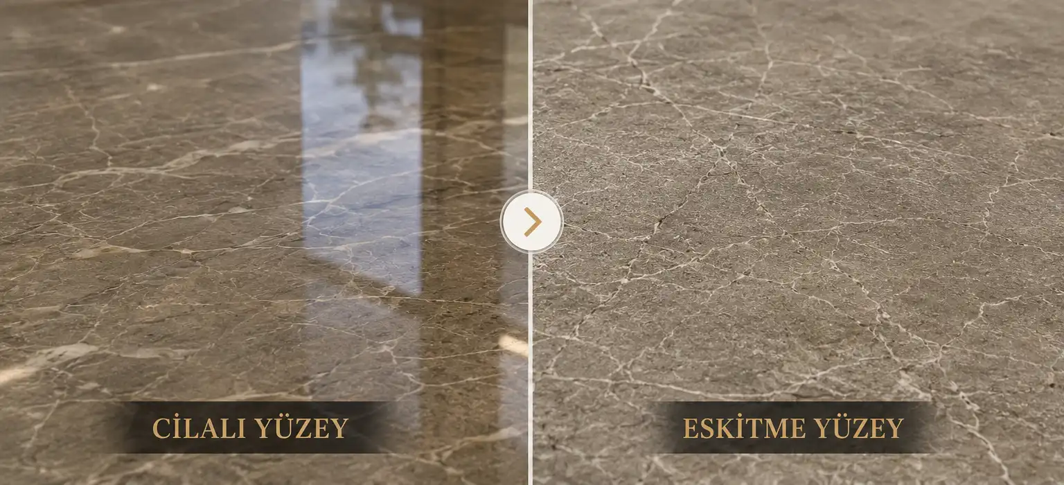 Mermer Yüzey Eskitme Nedir?
