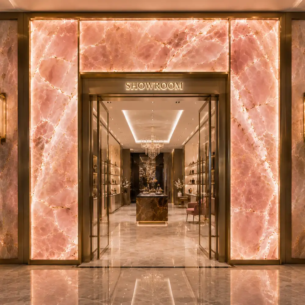 Showroom giriş alanları