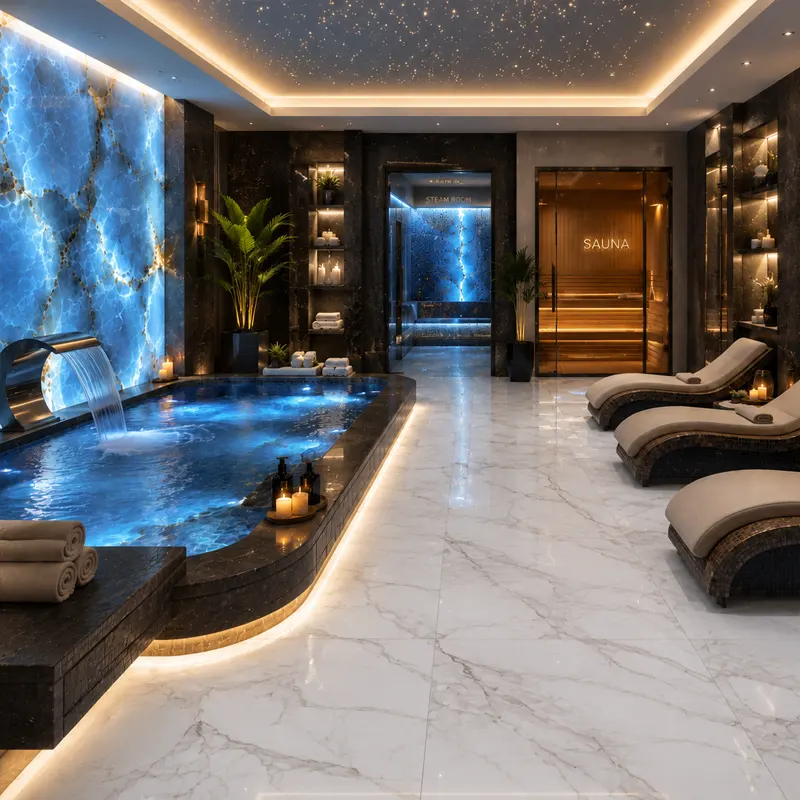 Spa ve wellness alanları Spa ve wellness alanları