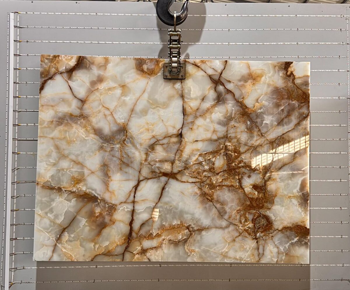 kahverengi onyx mermer slab kahverengi onyx mermer slab